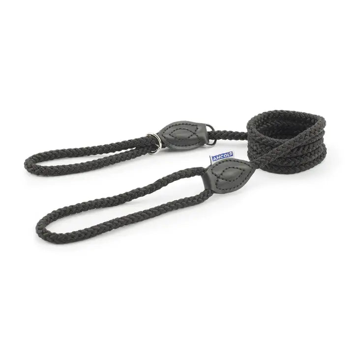 Rope Slip & Control Lead 1.5x0.8CM Black