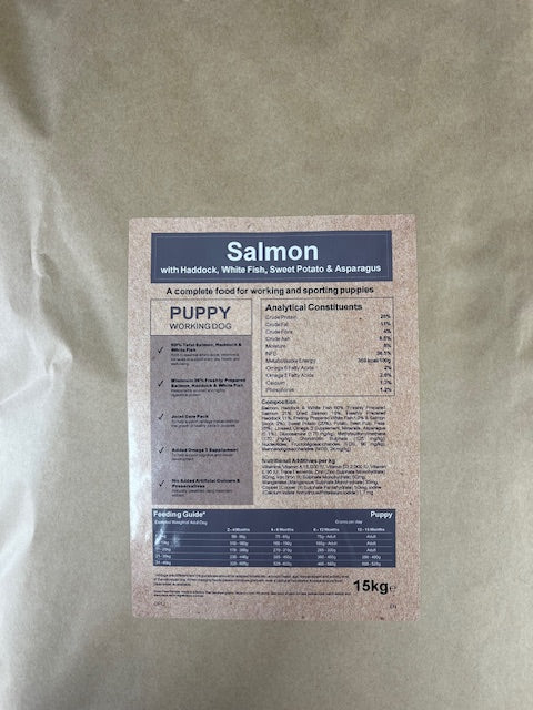 Working Puppy Salmon Grain Free Kibble 15kg