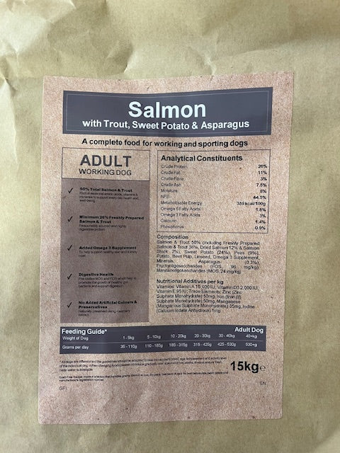 Working Dog Salmon Grain Free Kibble 2kg