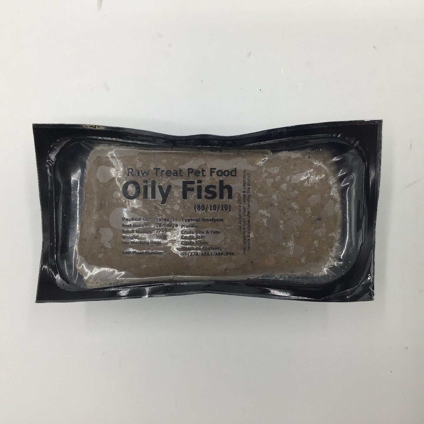 Raw Treat Pet Food Oily Fish Complete 80-10-10