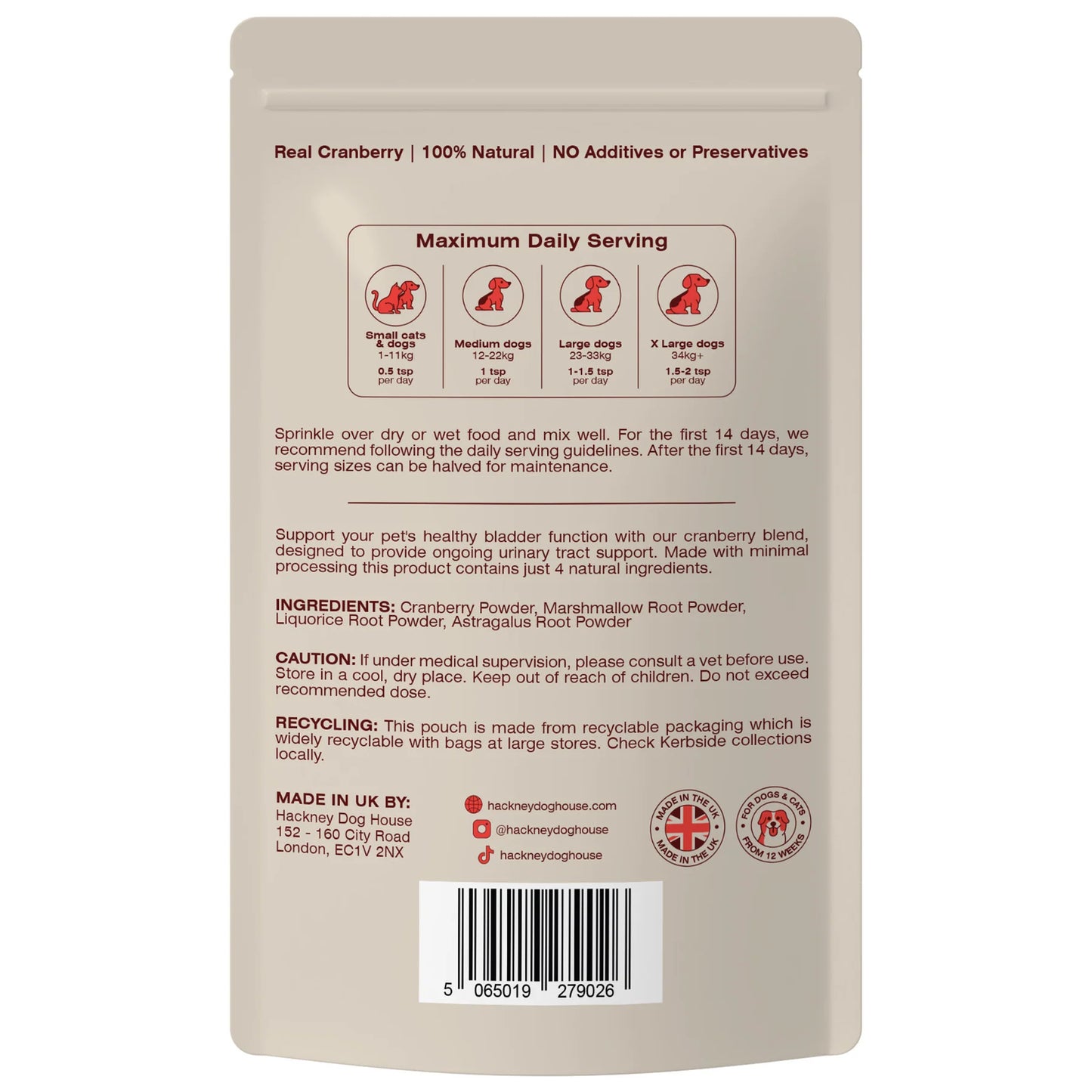 Cranberry Topper 100g