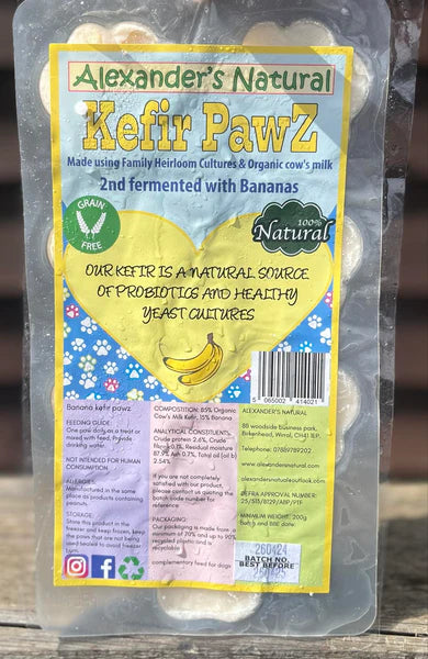 Banana Kefir Paws 7 Pack