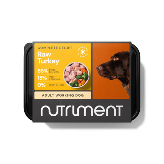 Nutriment Turkey Tray 500g Adult Working Dog