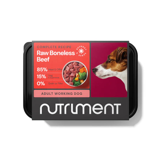 Nutriment Beef Boneless Tray 500g Adult Working Dog