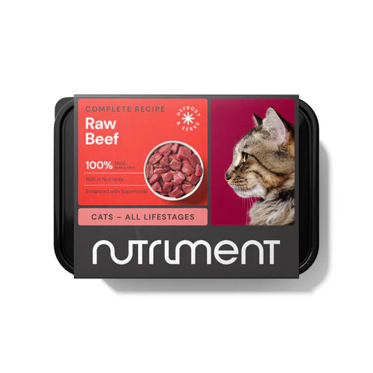 Nutriment Cat Beef Food Tray 500g