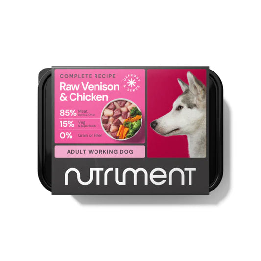 Nutriment Venison with Chicken Tray 500g Adult Working Dog