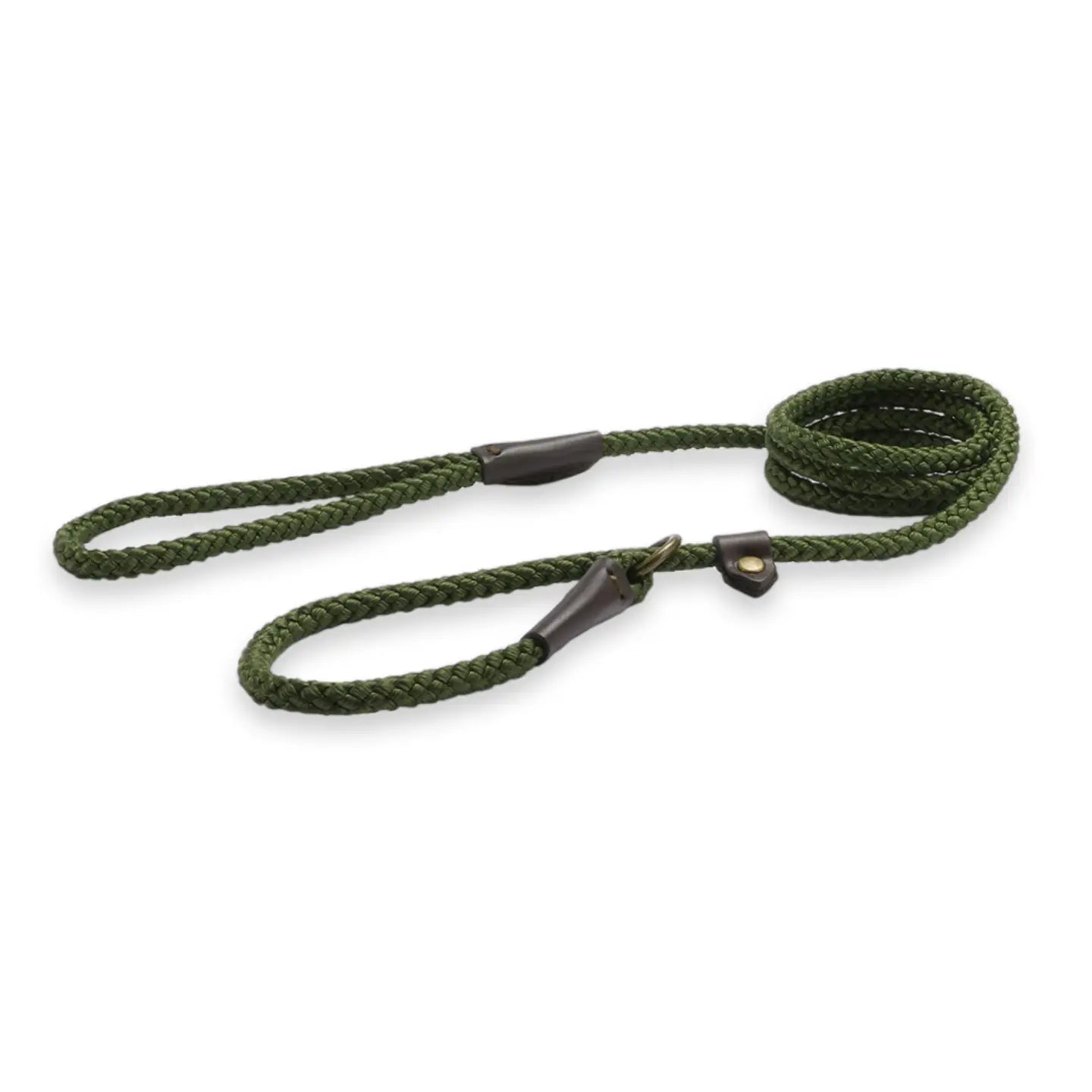 The Heritage Collection Rope Slip Lead Green