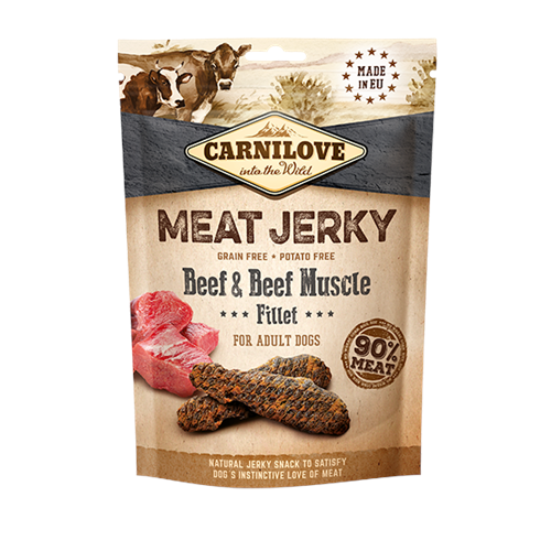 Carnilove Jerky Beef & Beef Muscle Fillet 100g