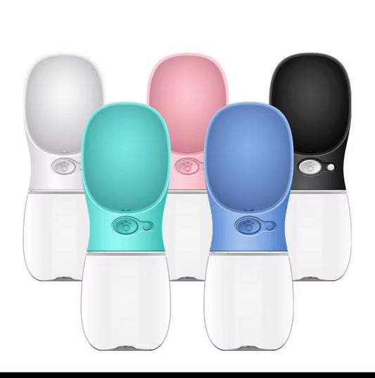 Travel Dog Water Bottle 550ml Black