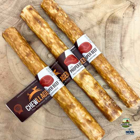 Chewllagen Collagen Beef Roll large 10"