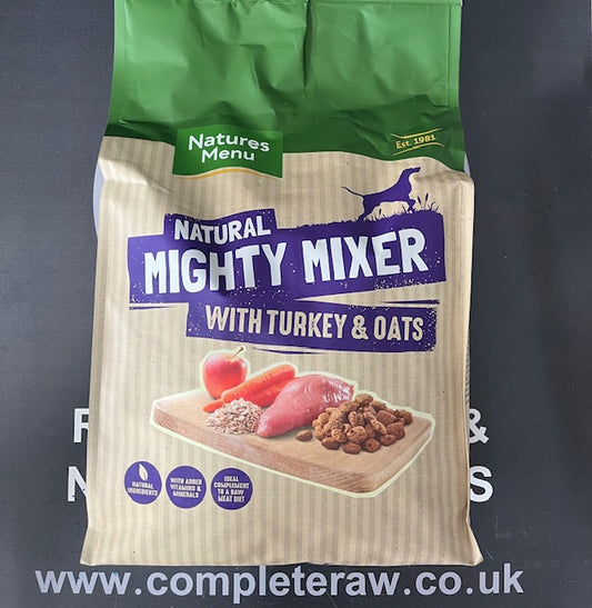 Natures Menu Mighty Mixer Turkey & Oats 2kg