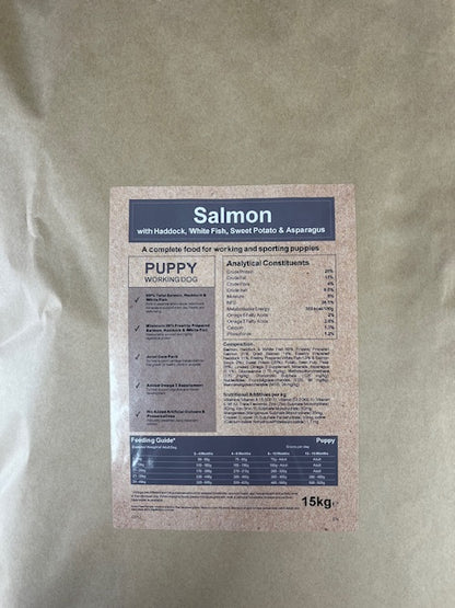 Working Puppy Salmon Grain Free Kibble 15kg