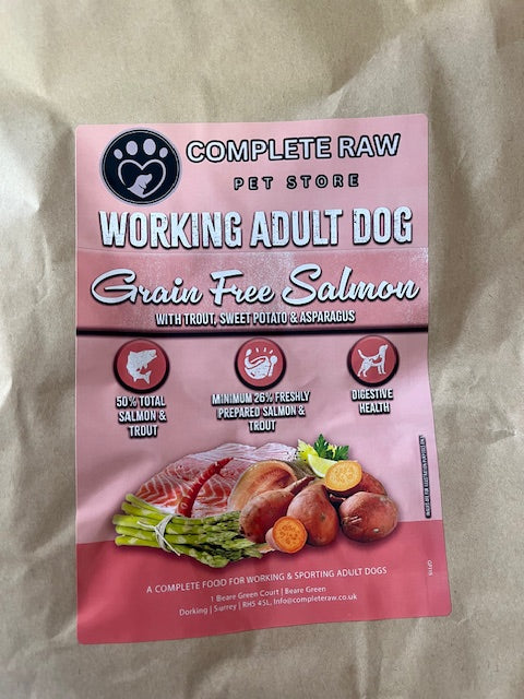 Working Dog Salmon Grain Free Kibble 2kg
