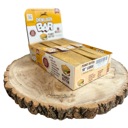 Chewllagen Collagen Peanut Butter Bar Large 10"