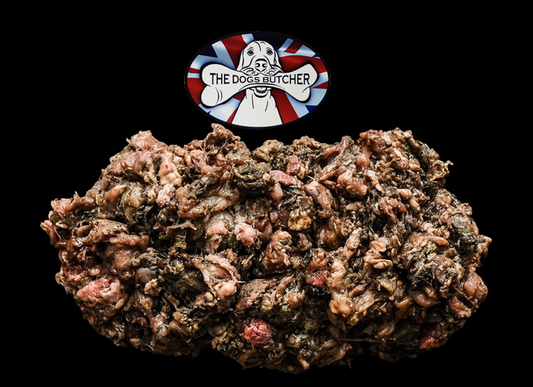 The Dogs Butcher Ox Tripe with Chicken Complete 80-10-10 1kg