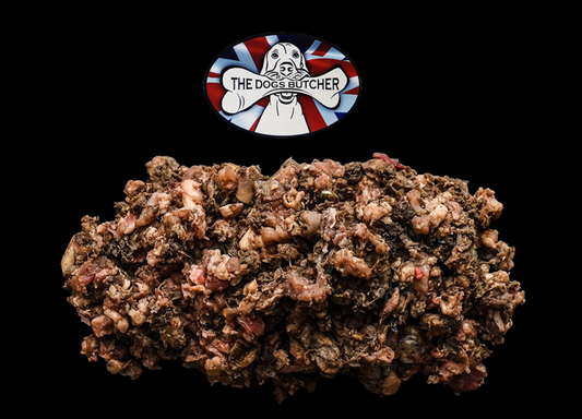 The Dogs Butcher Ox Tripe with Duck Complete 80-10-10 1kg