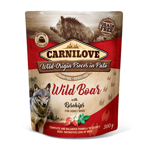 Carnilove Wild Boar with Rosehips Dog Treat 200g