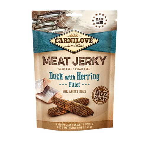 Carnilove Jerky Duck with Herring Fillet 100g