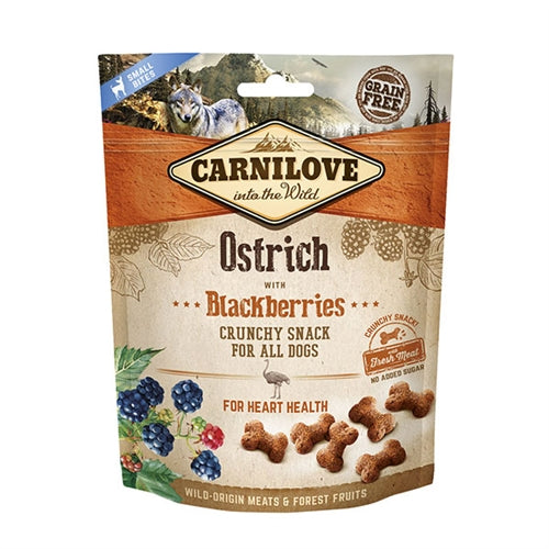 Carnilove Ostrich with Blackberries Dog Treat 200g