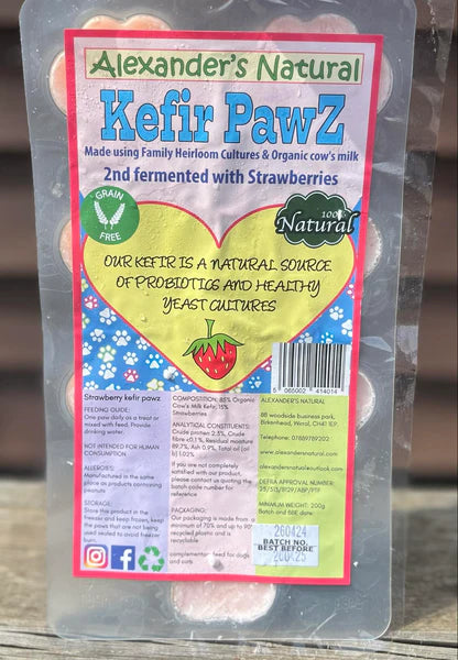 Strawberry Kefir Paws 7 Pack