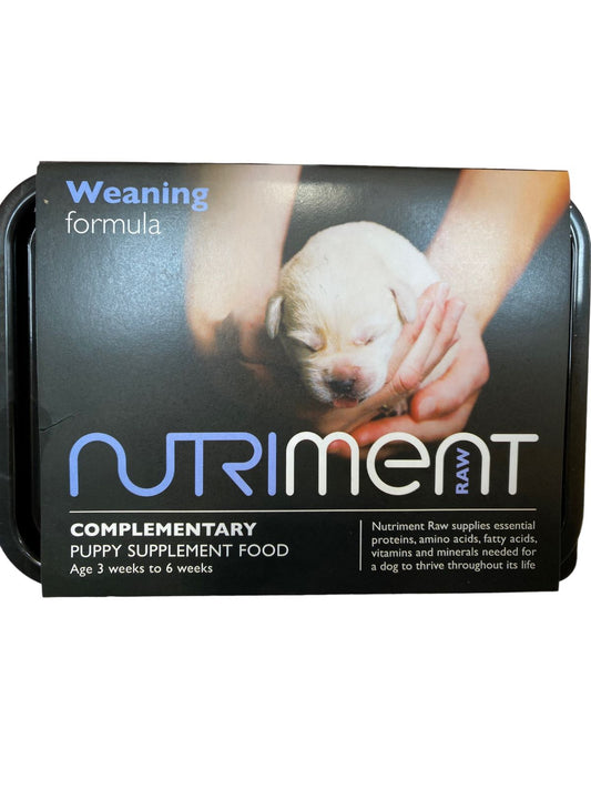 Nutriment Puppy Weaning Paste Tray 500g